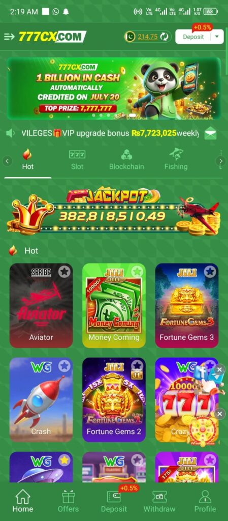 777CX Game APK (Real Money App) Free For Android
